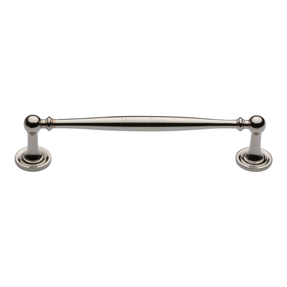 C2533 152-PNF • 152 x 177 x 38mm • Polished Nickel • Heritage Brass Elegant Cabinet Pull Handle